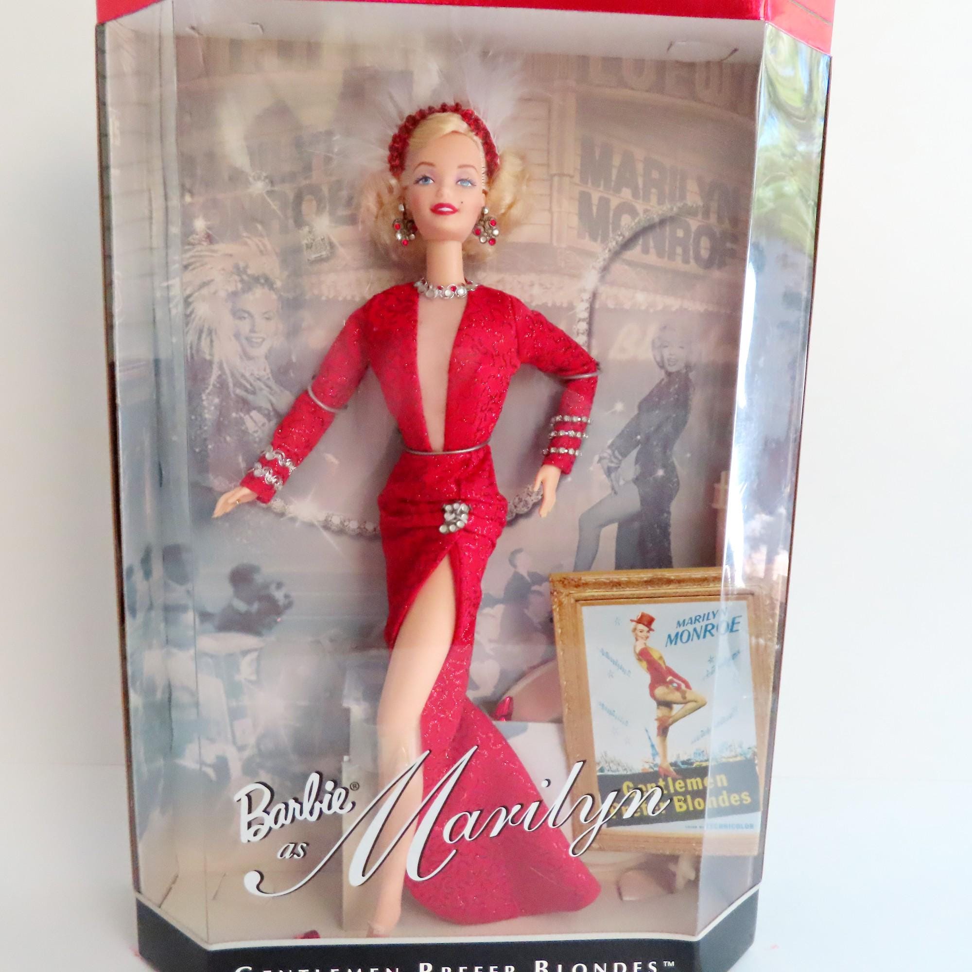 Vintage Barbie as Marilyn Monroe Gentlemen Prefer Blondes 1997 Mattel