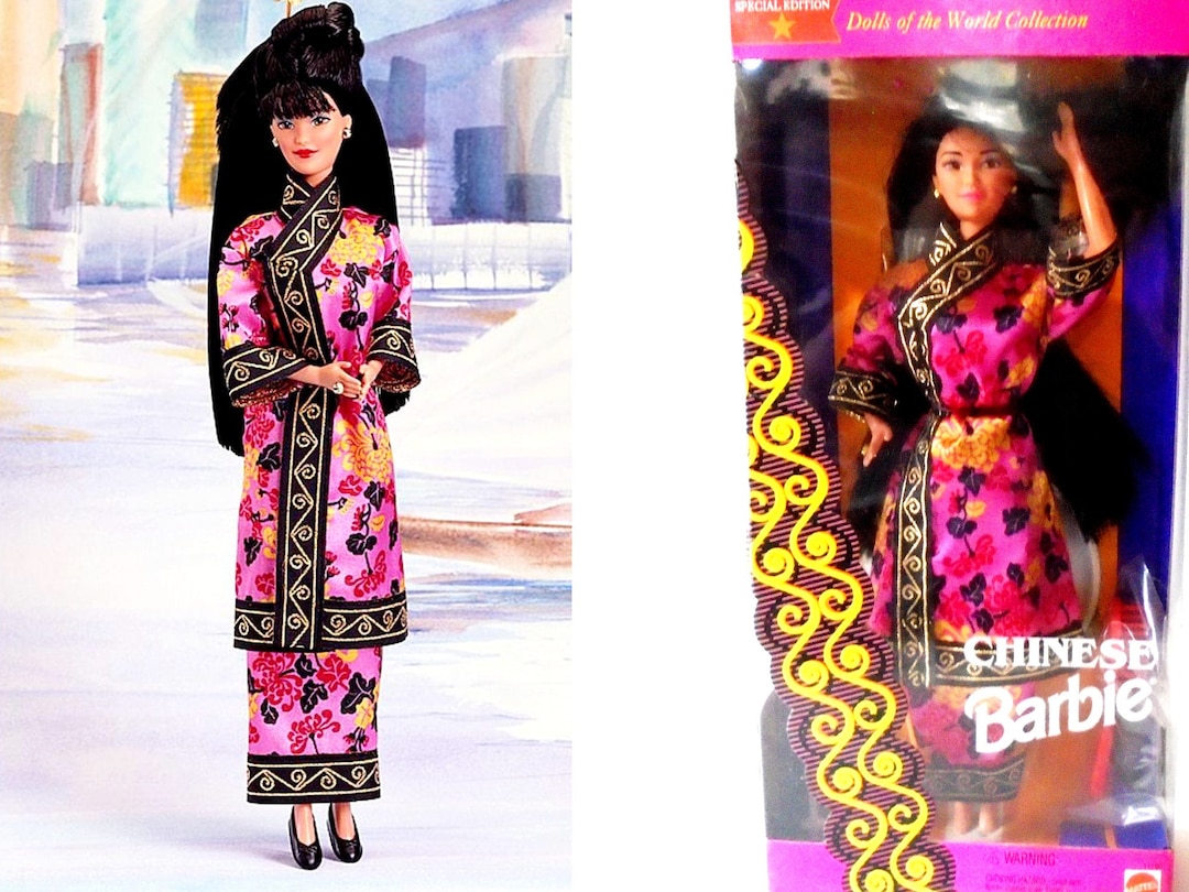Dolls of the World CHINESE Barbie Doll, CHINESE Traditional