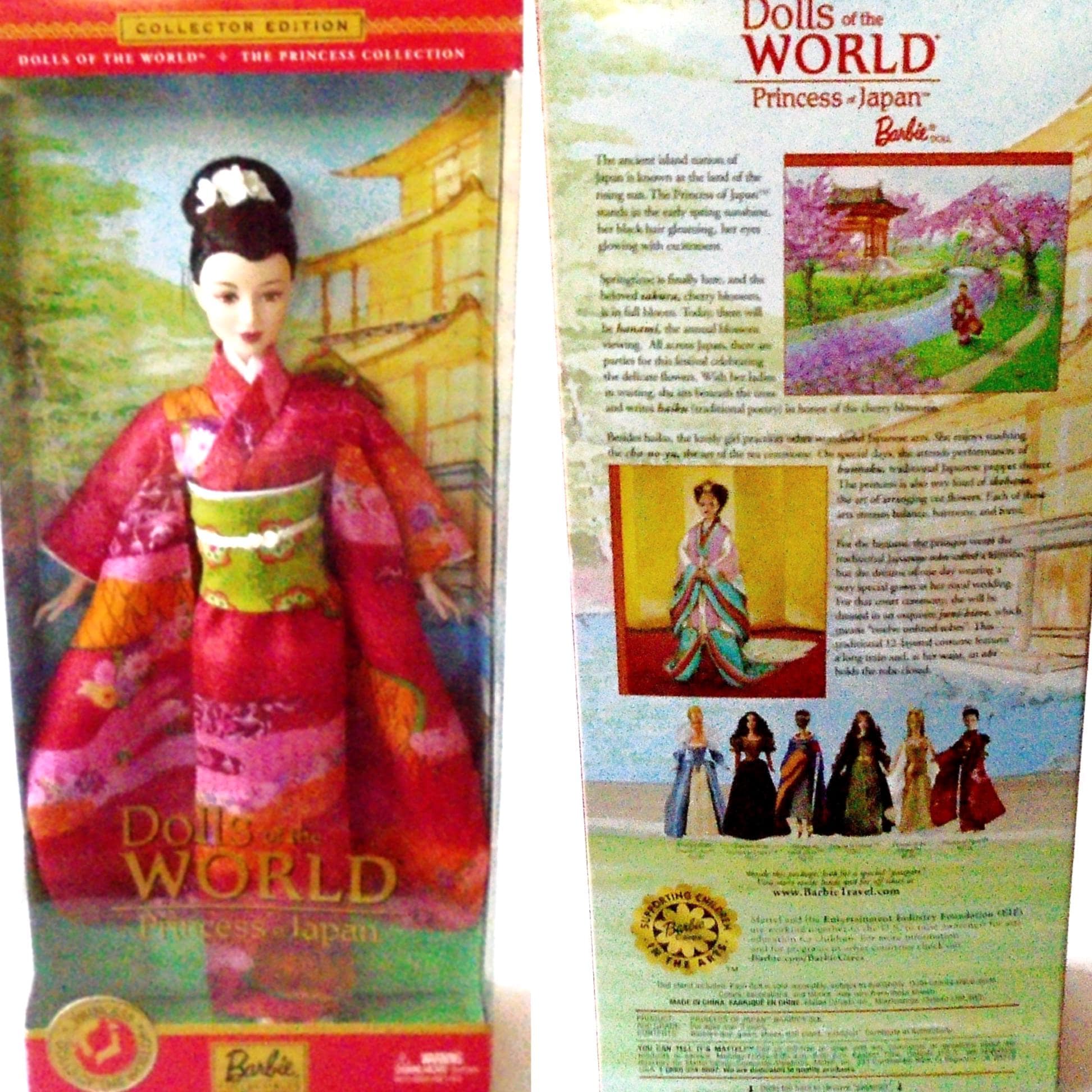 JAPAN Princess Barbie Doll, NRFB Princess of the World JAPAN