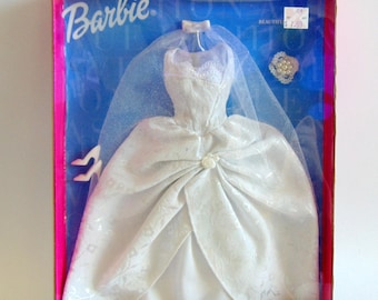 1996 Barbie Outfit - Bridal - Fashion Avenue #15897 - Etsy