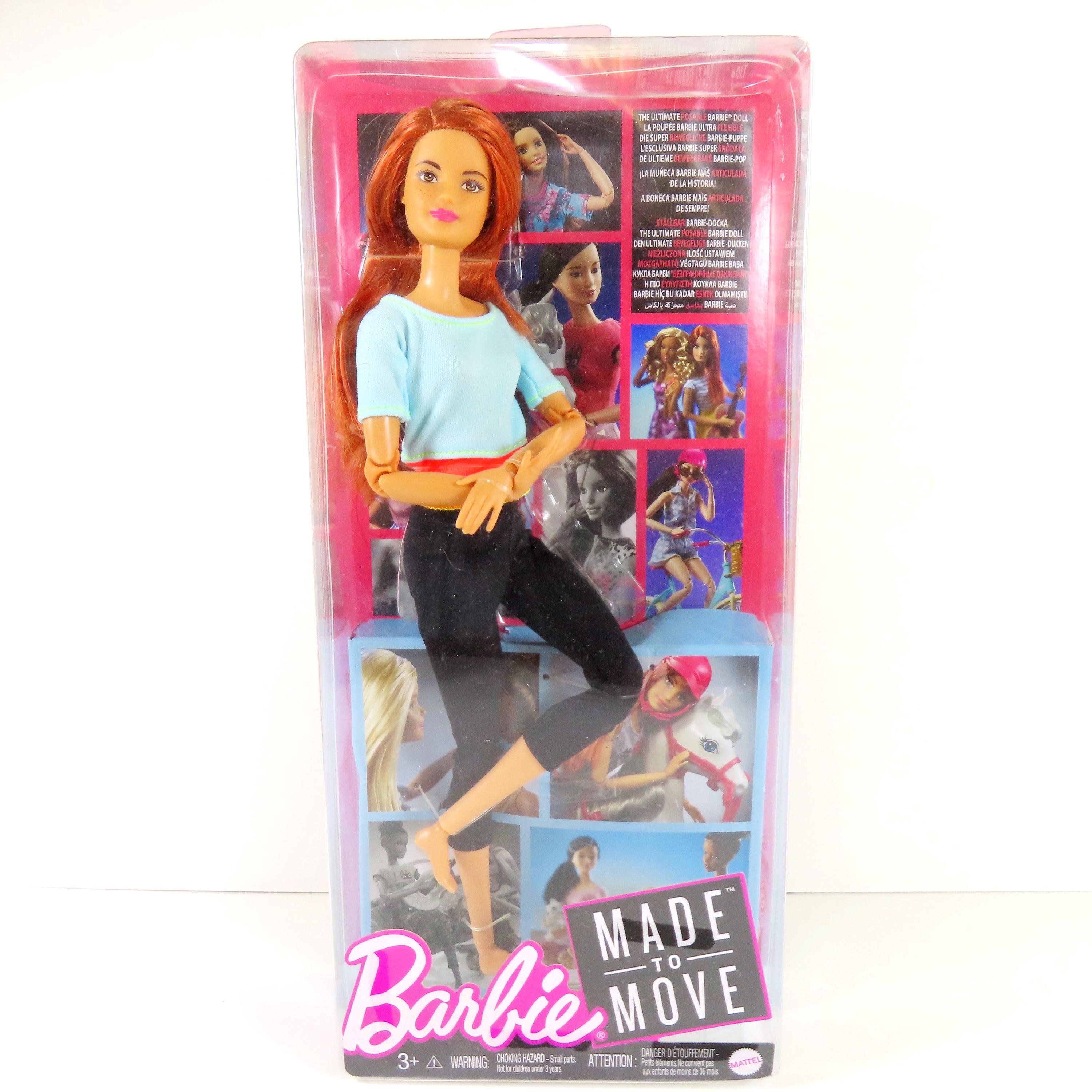 Barbie Looks N°11 Cheveux Roux Bouclés 2021 Mattel HBX94 - Made To Move NRFB