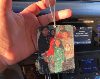 Personalized Picture Air Freshener, Car Scents, Custom Car Freshies, Personalized Car Accessories, Personalized Gifts