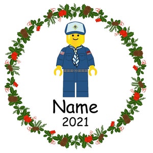 Scout Christmas Personalized Ornament & Gift Box, Mini Figure, Custom Ornament, Cub, Scouting, Scout Boy image 8
