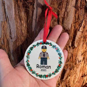 Scout Christmas Personalized Ornament & Gift Box, Mini Figure, Custom Ornament, Cub, Scouting, Scout Boy image 2