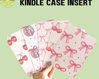 Kindle Insert for Clear Case | Coquette Bow | Cardstock Insert | Bookish Gift | Ereader | Kindle Accessories | Book Merch