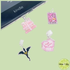 Kindle Charm, Phone Charm, USB Charm, Kindle Dust Plug Charm, Bookish Merch, Bookish Gifts, USB Plug, Kindle Accessories