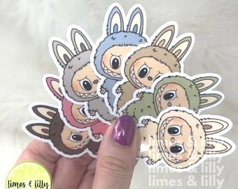 The Monsters Macaron Vinyl Sticker | Kindle Stickers | Trendy Stickers | Water Bottle Sticker