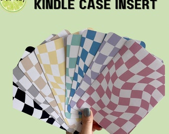 Kindle Insert for Clear Case | Cardstock Insert | Bookish Gift | Ereader | Kindle Accessories | Book Merch