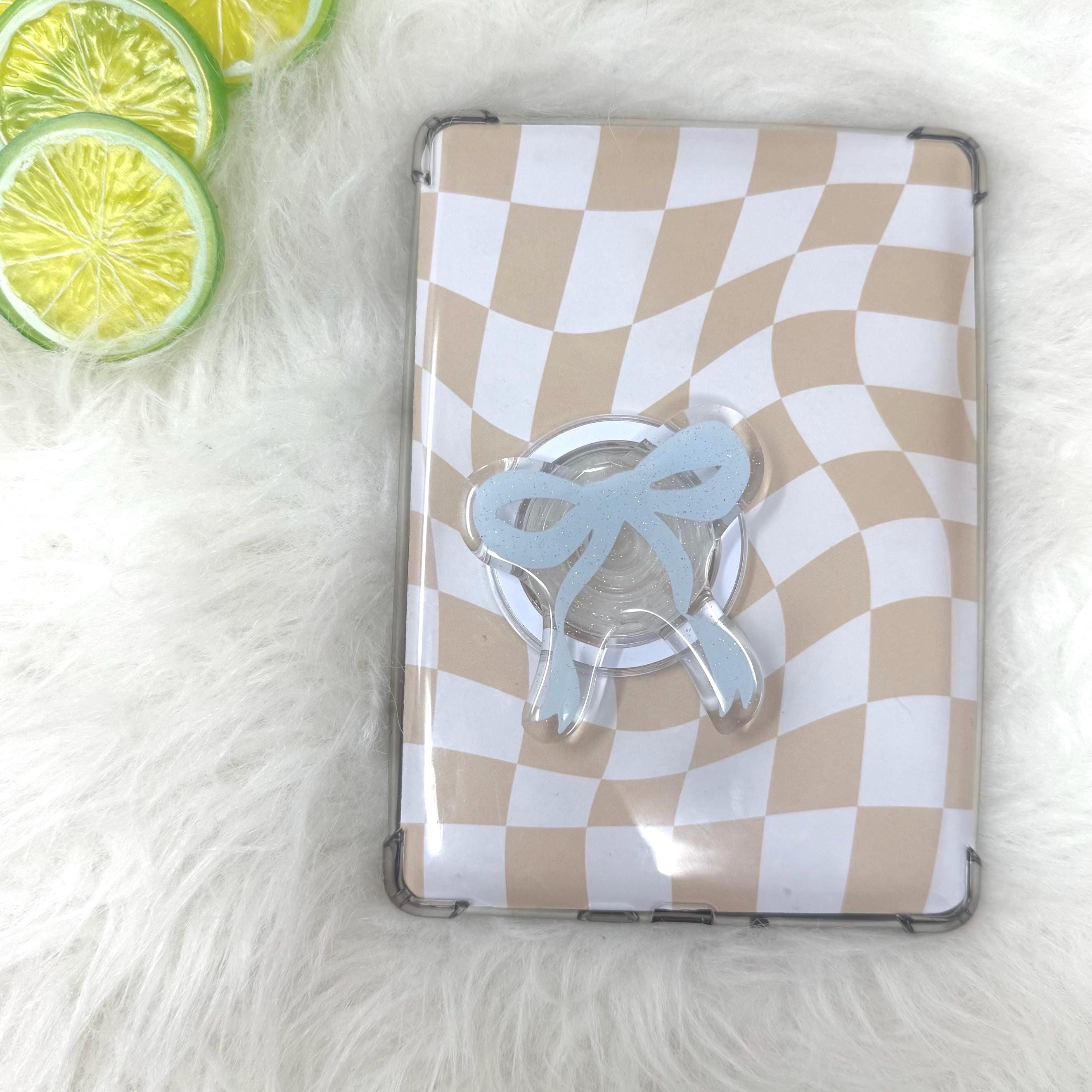 Blue Bow Magnetic Kindle Grip | Kindle Case Grip | Kindle Accessories | Phone Grip | Coquette Bow | MagSafe Kindle Grip | MagSafe Phone Grip