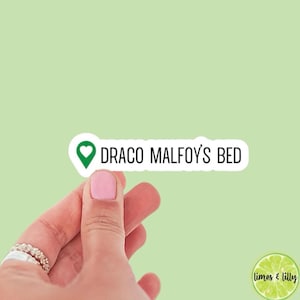 Dramione Sticker | Location Pin Sticker | Manacled Fanfiction | Bookish Stickers | Kindle Stickers