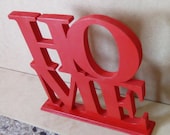 home in wood, words in wood, home decoration, letters for table, home decoration