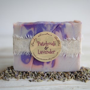 Patchouli & Lavender Cold Process Lye Soap