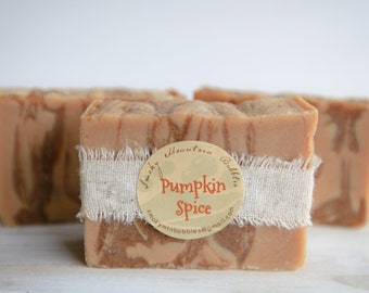 Pumpkin Spice Cold Process Lye Soap