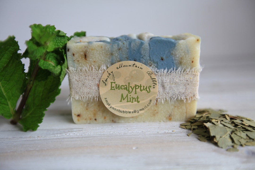 Eucalyptus Mint Cold Process Lye Soap - Etsy