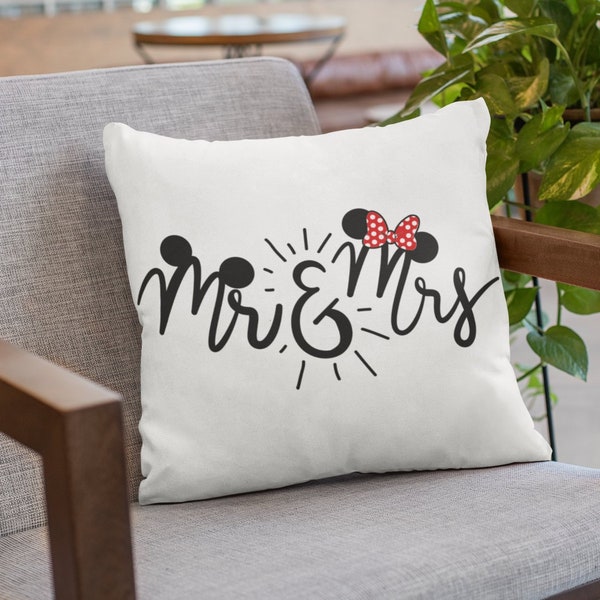 Mickey and Minnie Pillows Etsy