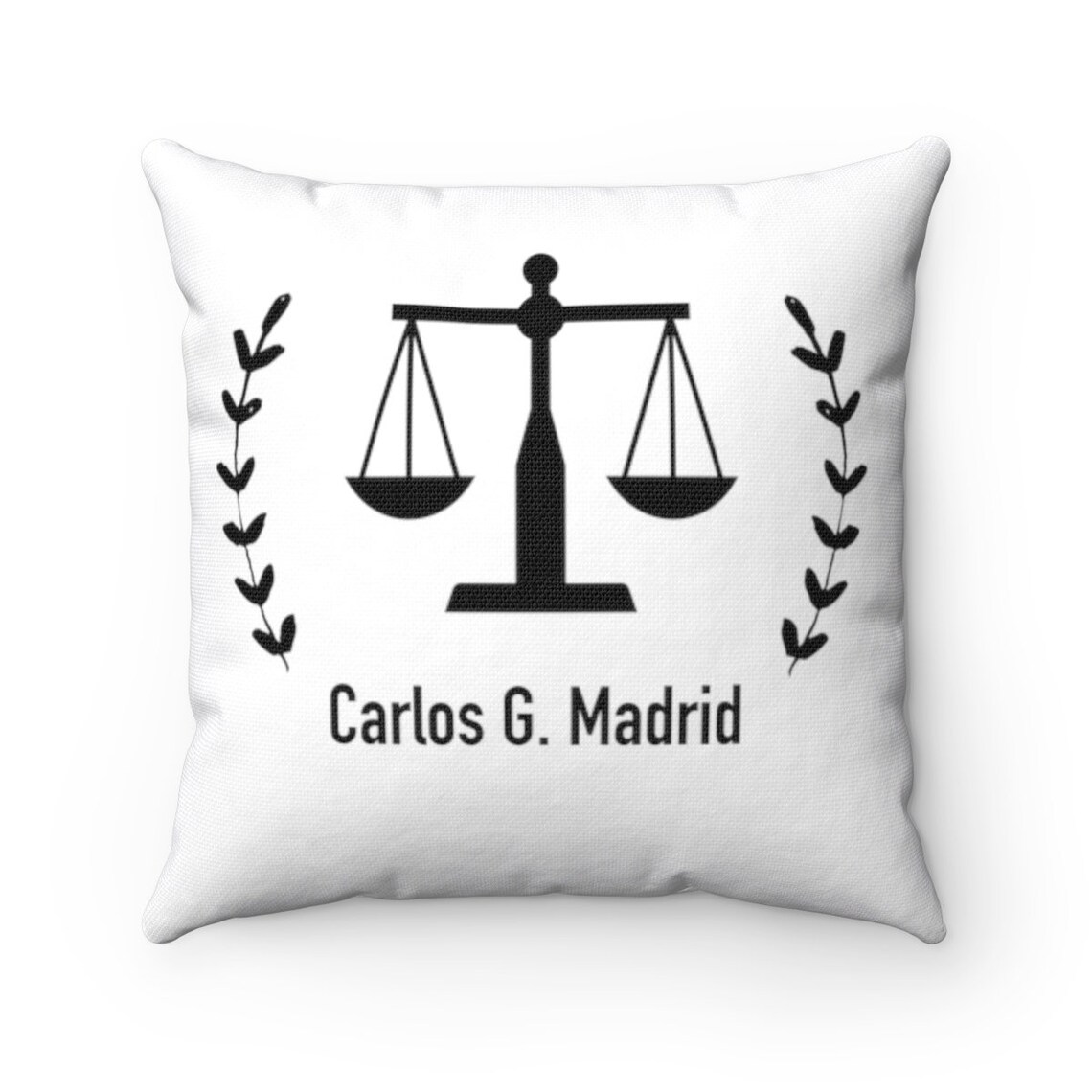 Personalize Attorney Pillow and Pillow Case 2 Sided Etsy