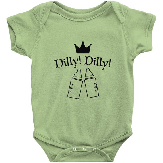Drinking with Daddy AW Fashions Dilly Dilly Cute One-Piece Infant Baby Bodysuit