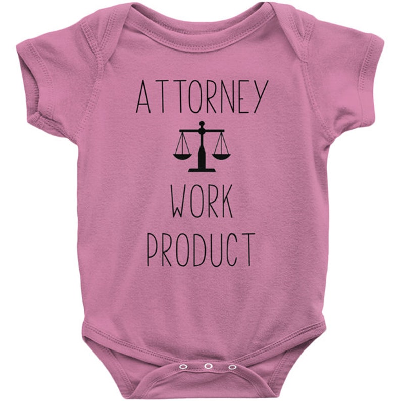 Attorney Work Product Baby Bodysuit Onesie Infant Outfit Etsy