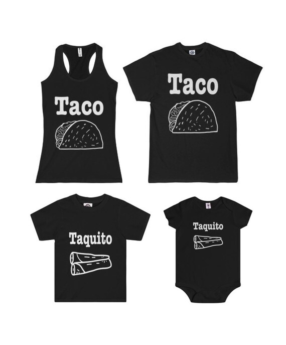 taco and taquito shirt