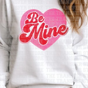 Be Mine Chenille and Sequin Heart Valentine Patch