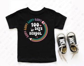 Happy Happy Happy 100 Days DTF Transfer