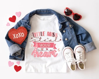 Little Miss Steal Your Heart DTF Transfer