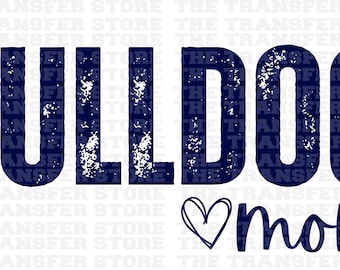 Bulldog Mom DTF TRANSFER with sleeve design