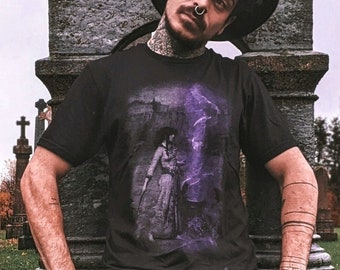 The Magic Circle Shirt // John William Waterhouse // Witch Clothing // Goth Aesthetic