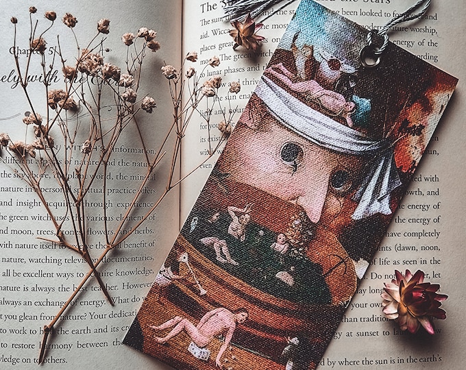 Tondal's Vision // Art Bookmarks // Canvas Bookmark // Book Accessories //  Gift for Teachers