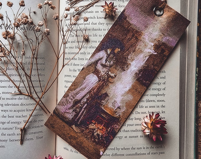 The Magic Circle // Art Bookmarks // Canvas Bookmark // Book Accessories //  Gift for Teachers