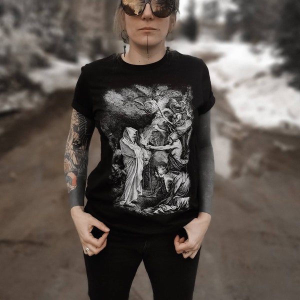Witchcraft Shirt // The Witch of Endor Tee // Witch Clothing // Goth Aesthetic