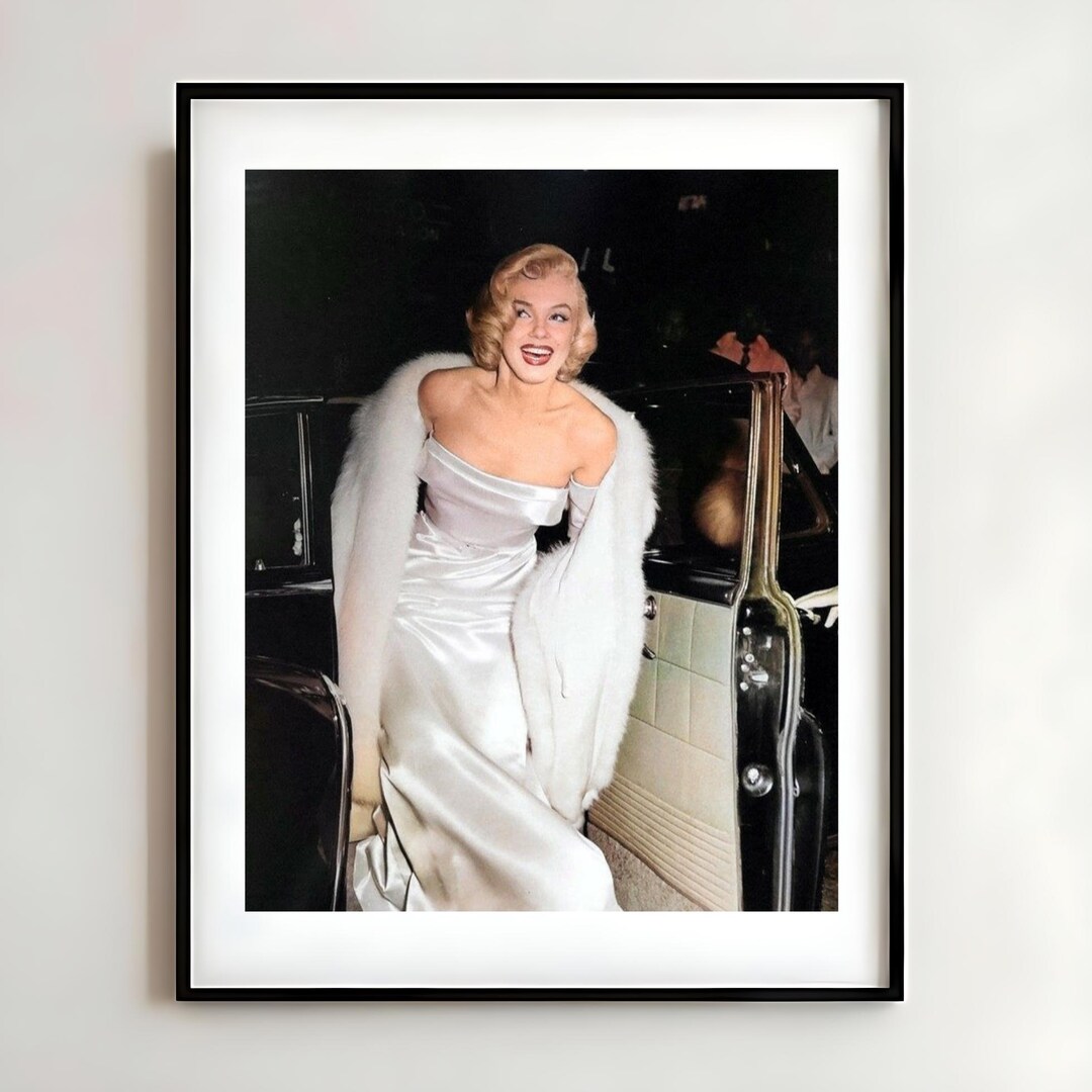 Marilyn Monroe Poster: Vintage Hollywood Glamour, Retro Art Print - Etsy