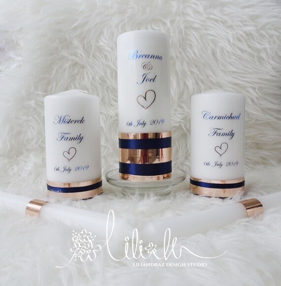 family unity candle set