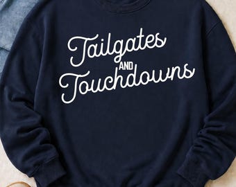 Tailgates & Touchdowns PNG / Design per sublimazione / Autunno Halloween PNG / File Oca Maglietta Download digitale