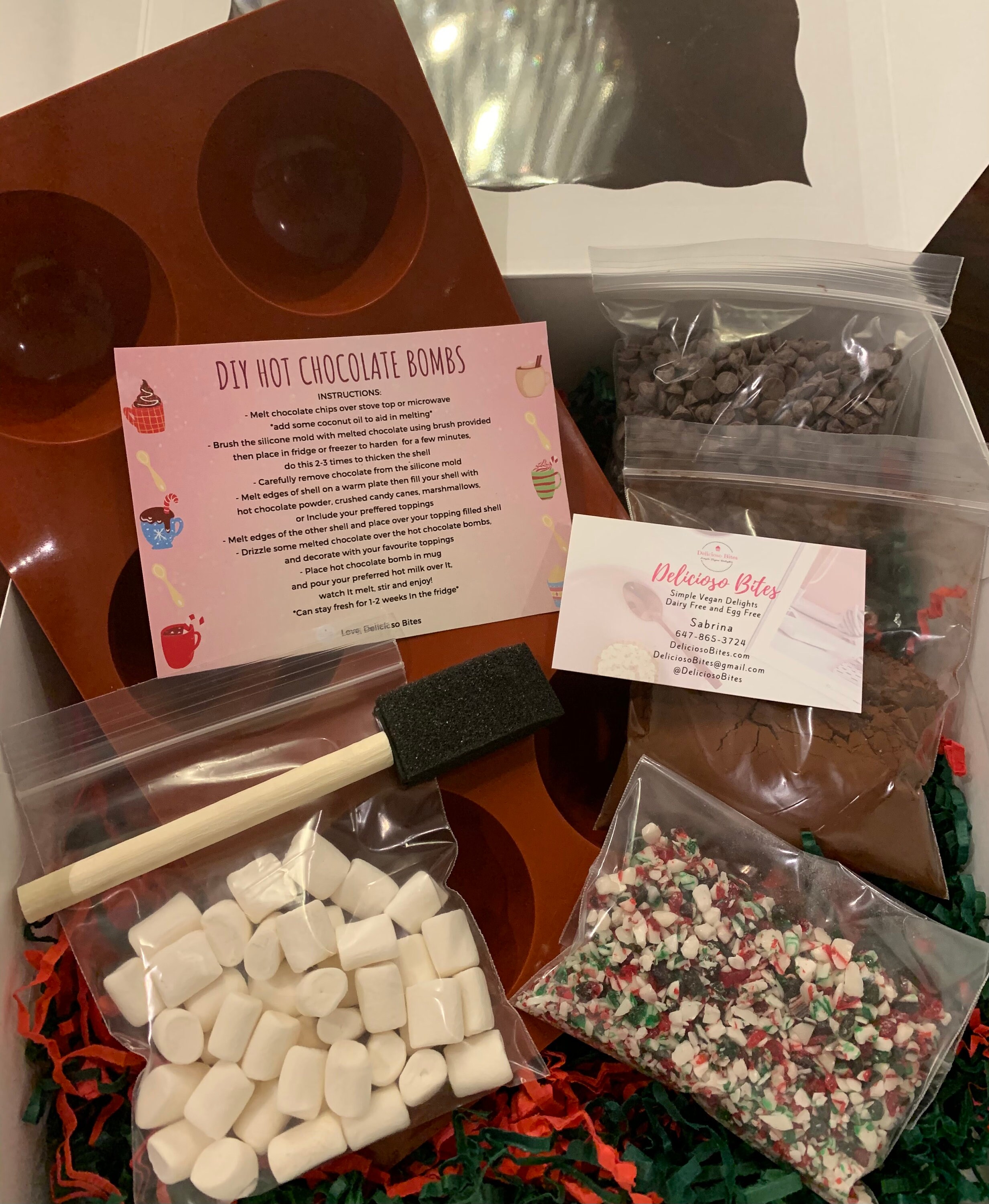 Kits diy hot chocolate bomb Sans produits laitiers Etsy