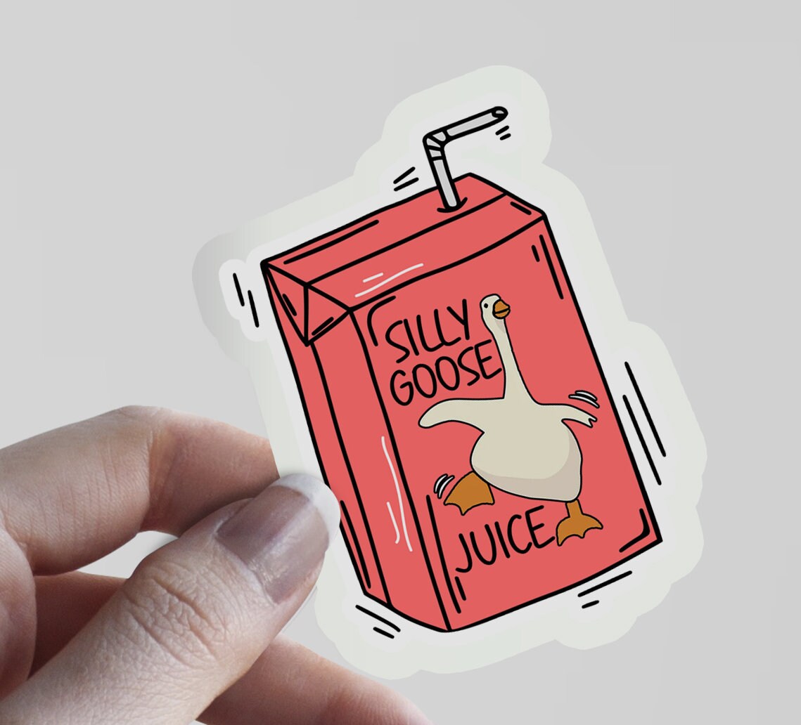 Silly Goose Juice Sticker, Silly Goose Sticker