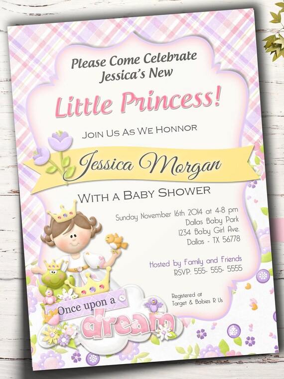 baby party invitation card