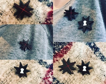 Hedge Witches Stars Lapel Pin