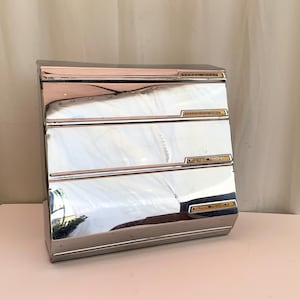 Retro Kitch - Vintage Lincoln Beauty Ware silver tone holder for Saran Wrap, aluminum foil, waxed paper and paper towels