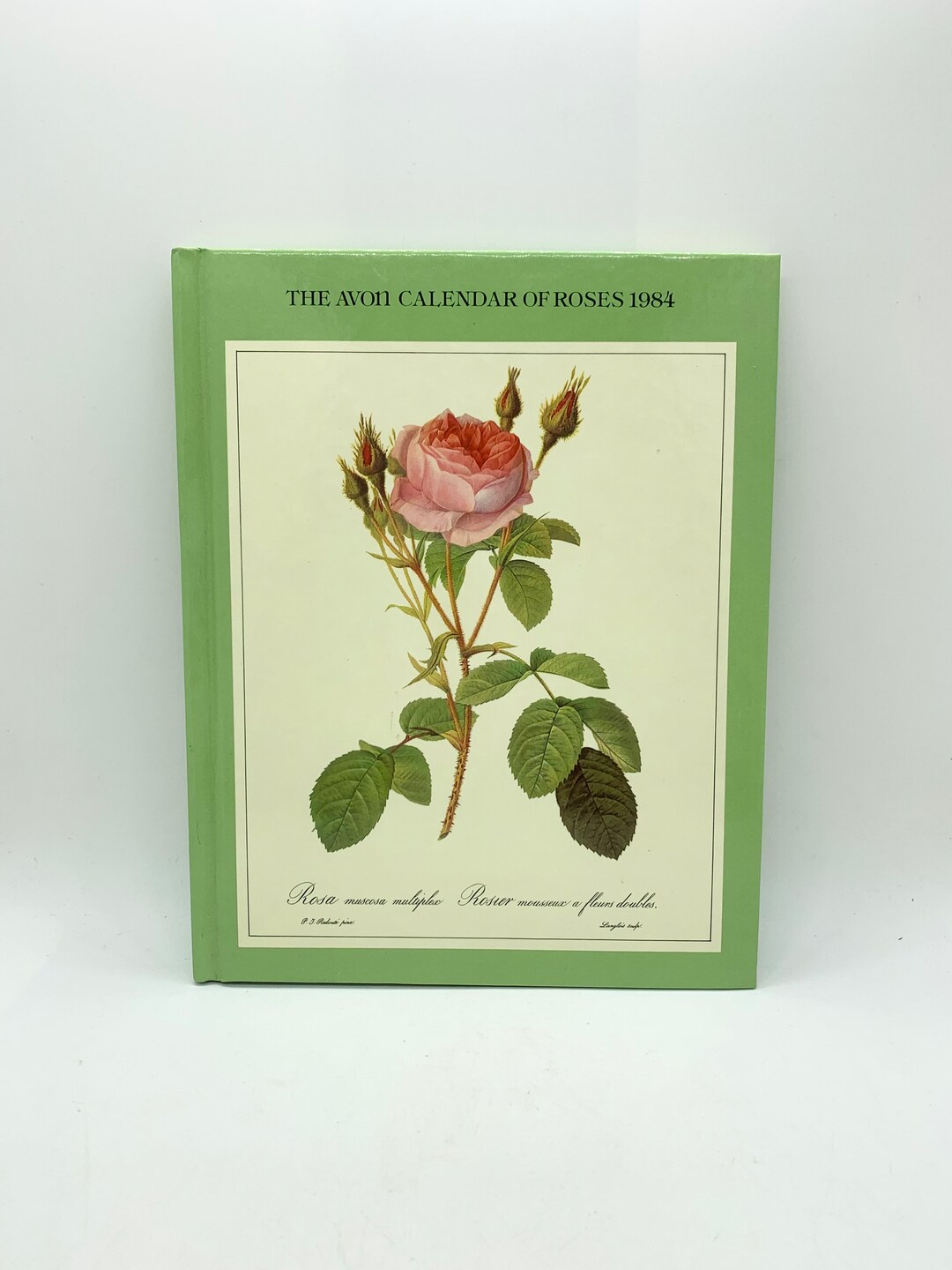 The Avon Calendar of Roses 1984 Hard Cover Unused Journaling Framing