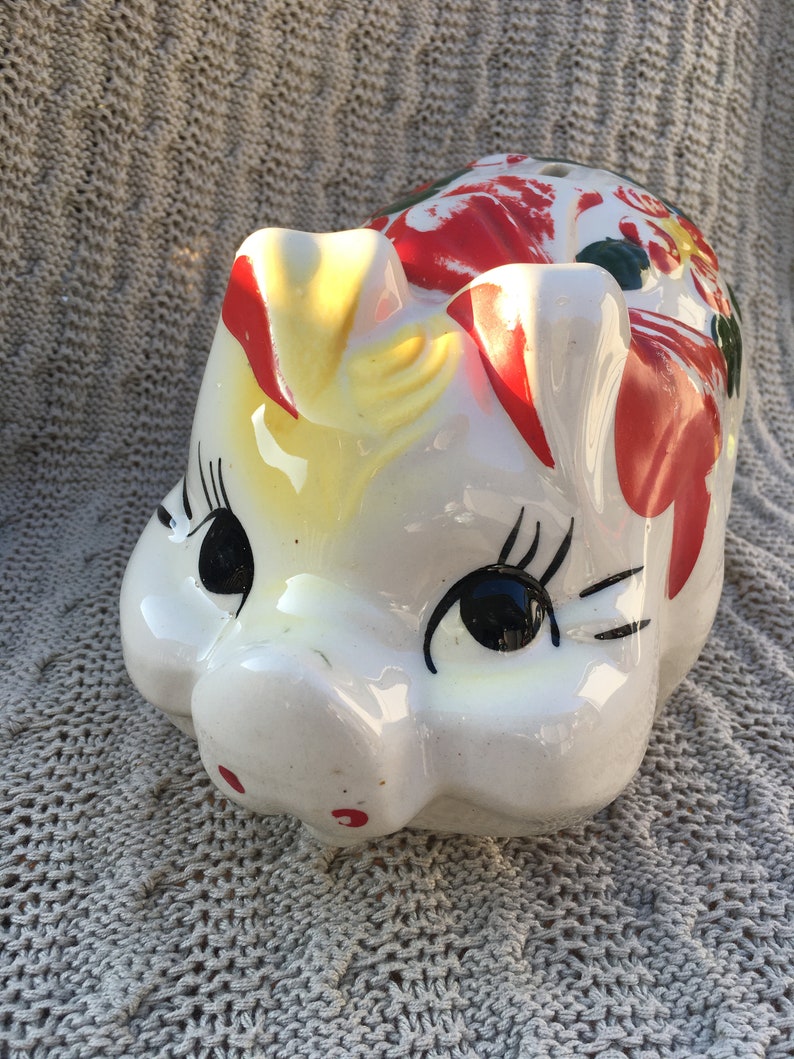 Pig Coin Bank believed to be McCoy or Hull no marks Circa ...