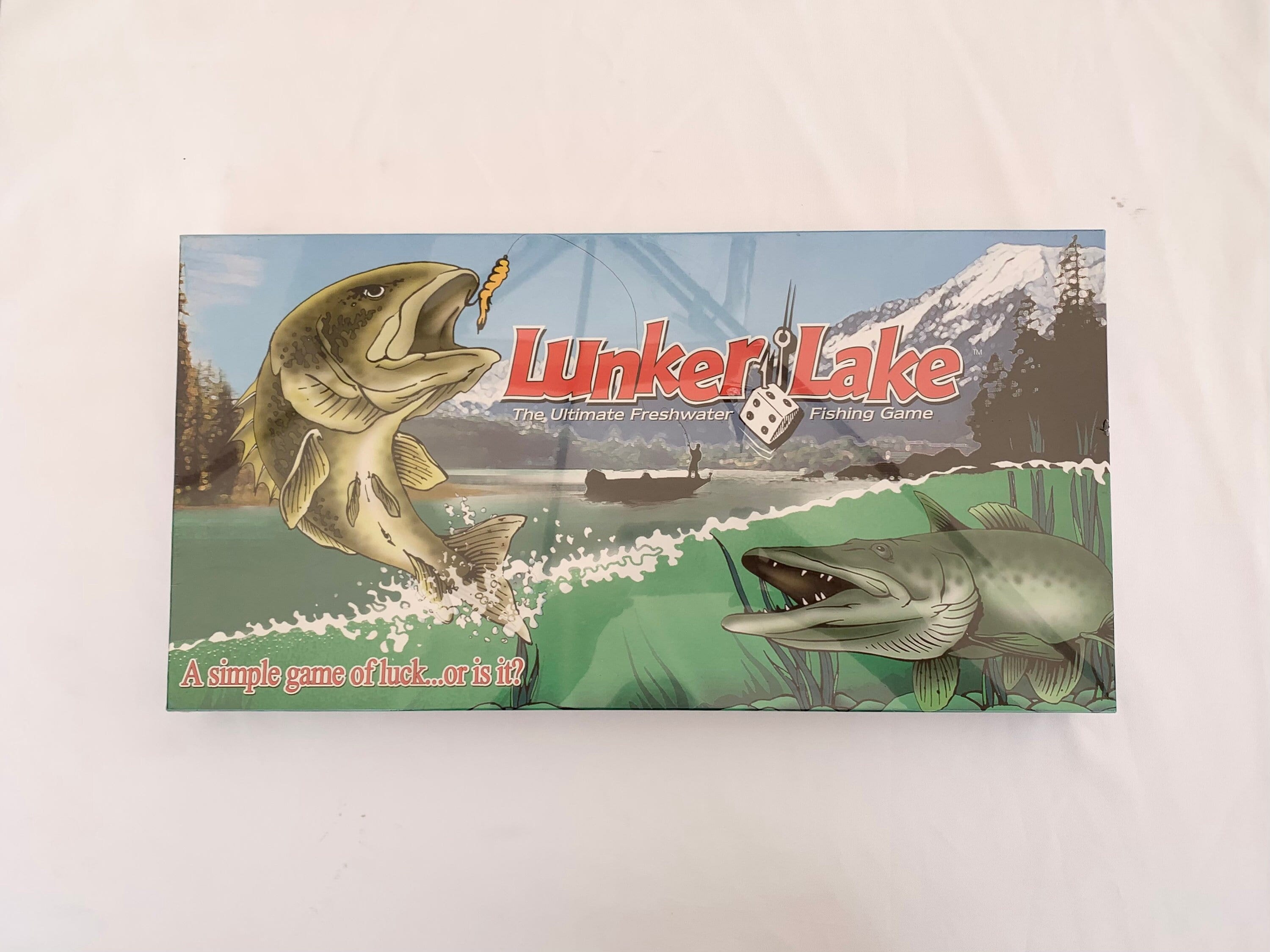 Lunker Lake Board Game - The Ultimate Freshwater Fishing Game - Unopened