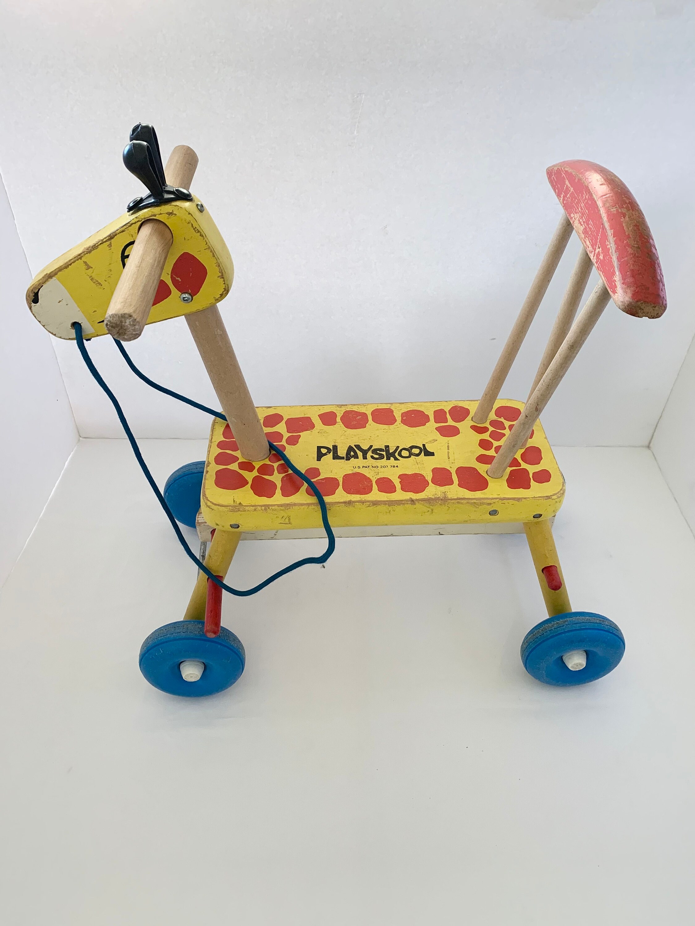 Playskool Giraffe Ride on / Pull Toy Circa 1960s - Etsy