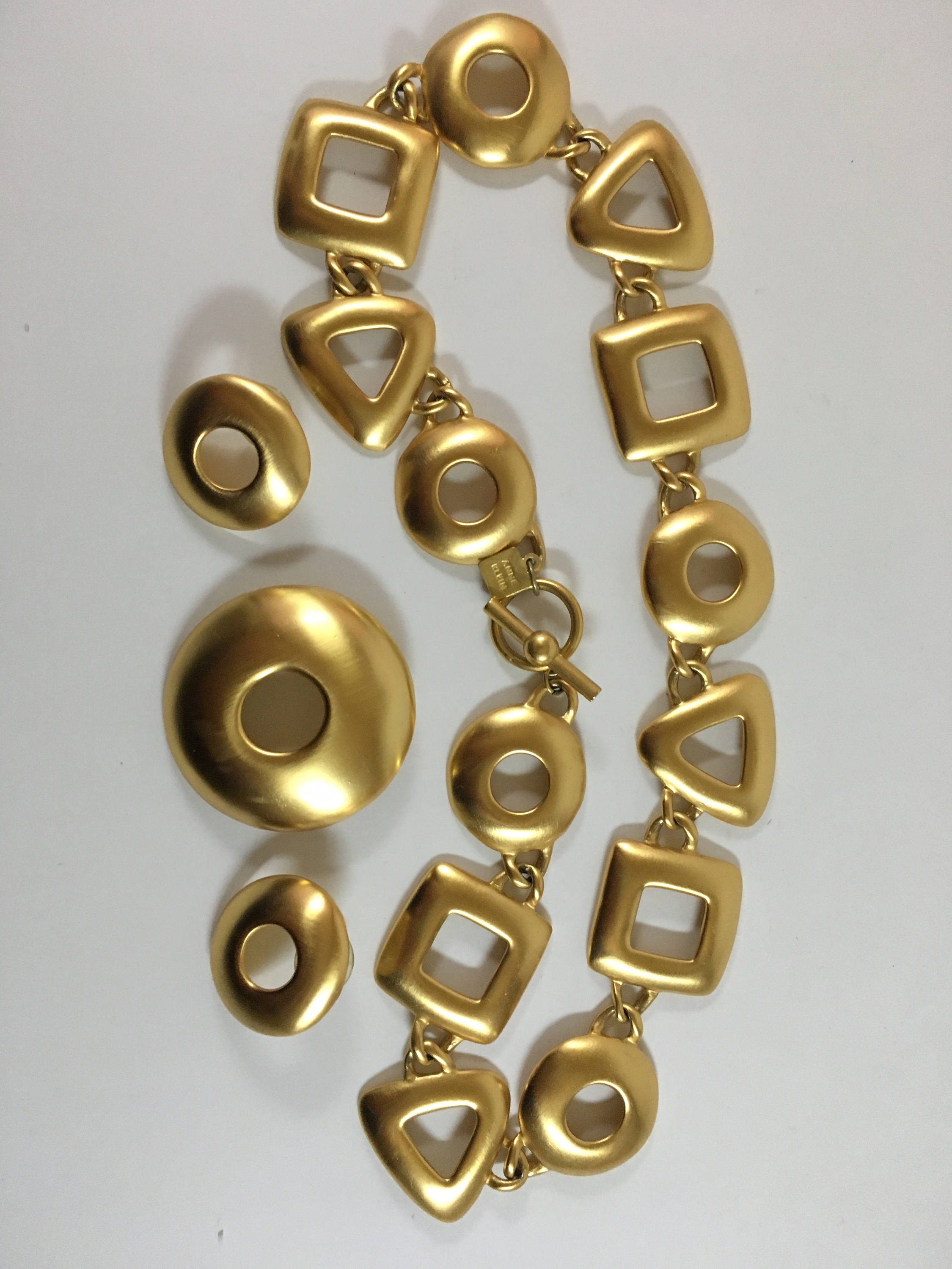 Anne Klein Gold Tone Jewelry Set Etsy Canada