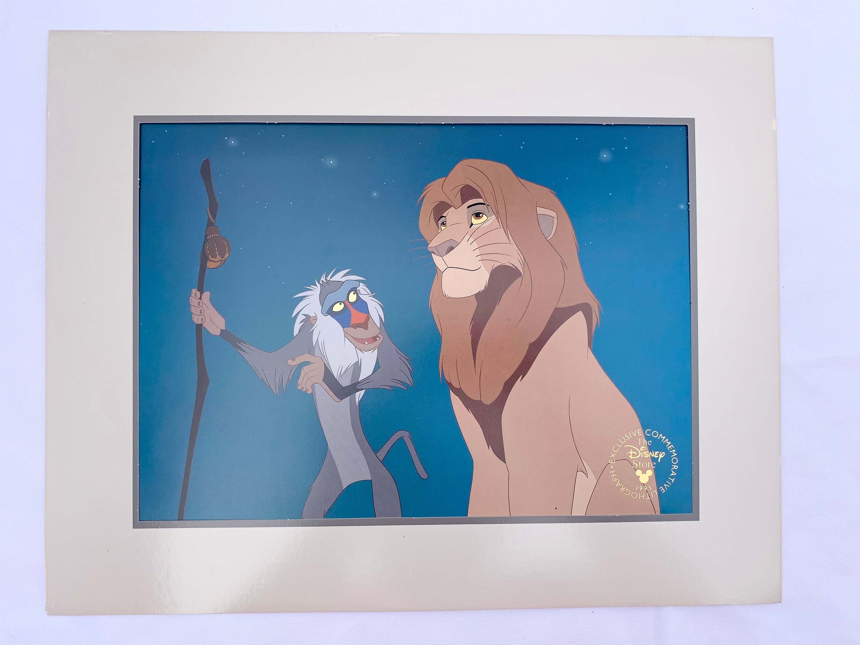 The Disney Store Exclusive Commemorative Lithographs Set Etsy