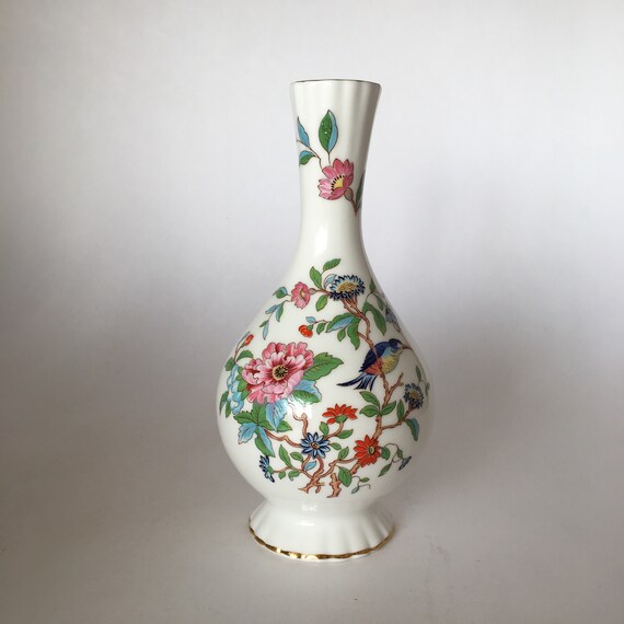 Aynsley Pembroke Rare And Unique Bud Vase With Backwards Etsy