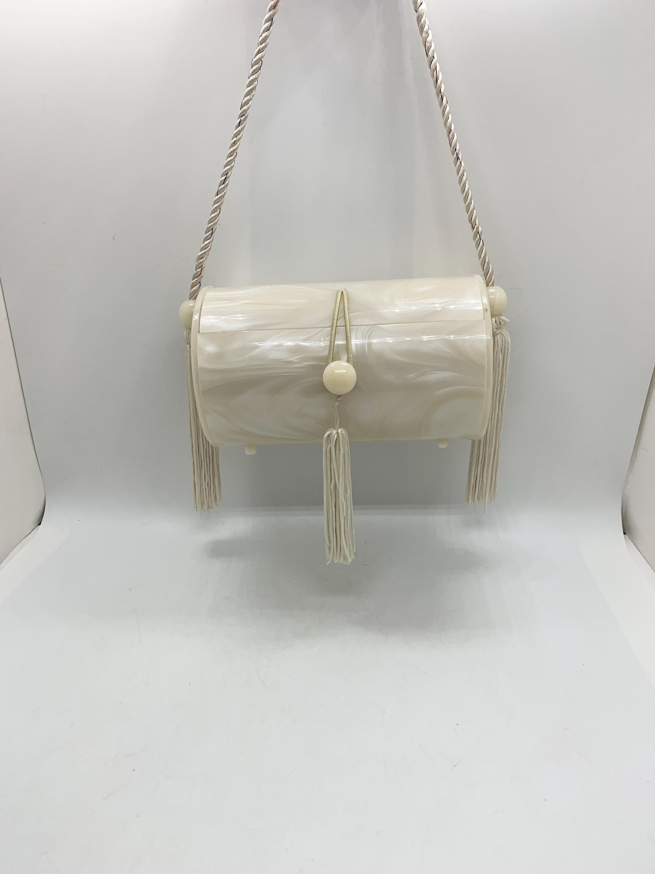 ★SCULPTOR★ Granny Lucite Handle Bag Ivory SC24S516IV Lucite Purse Handles - Etsy