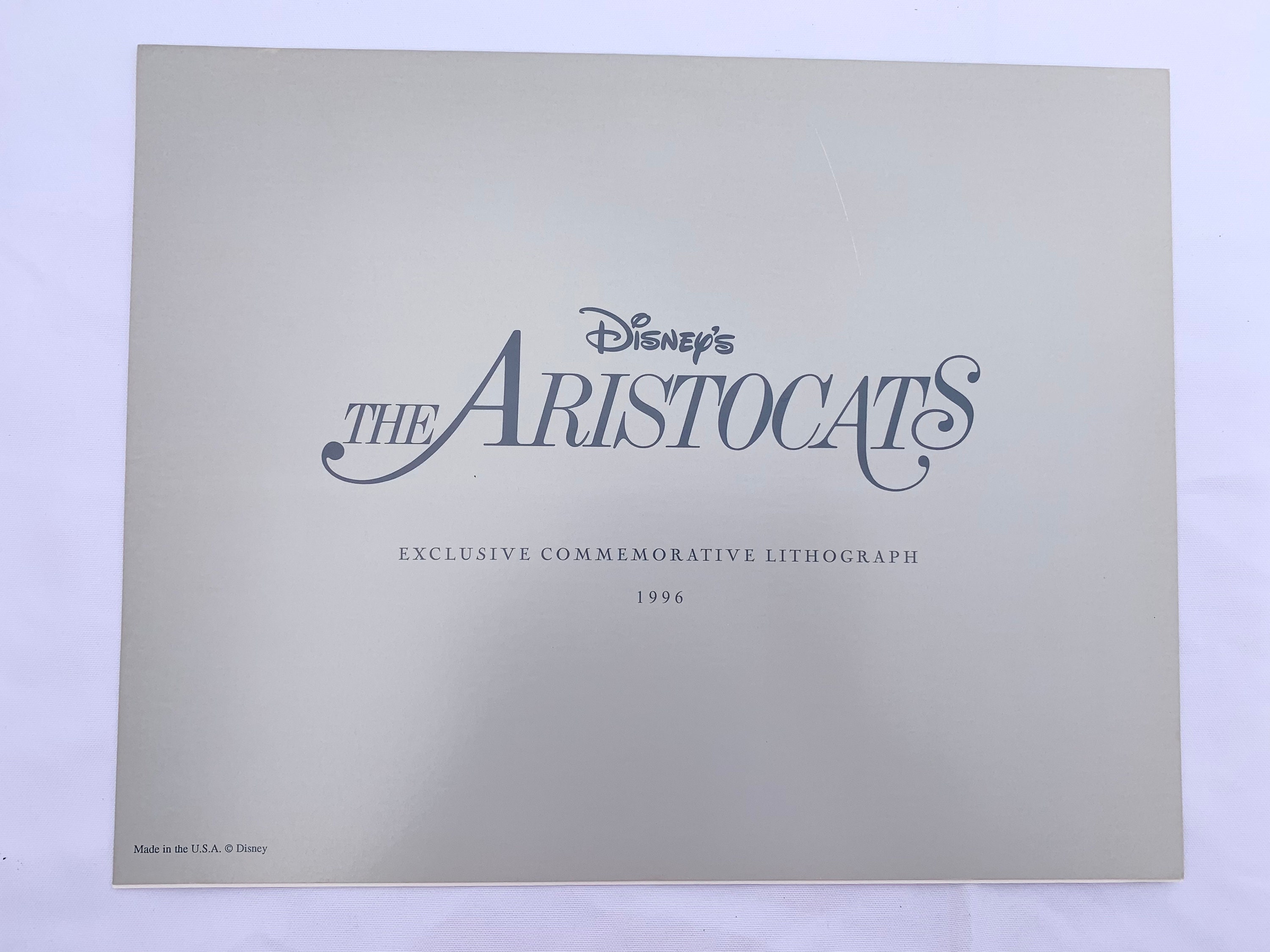 The Disney Store Exclusive Commemorative Lithographs Set Etsy