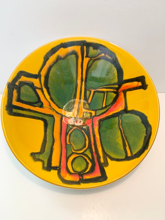 Large 13 1/2” Poole Bowl #58 - Delphis Series - Carol Cutler