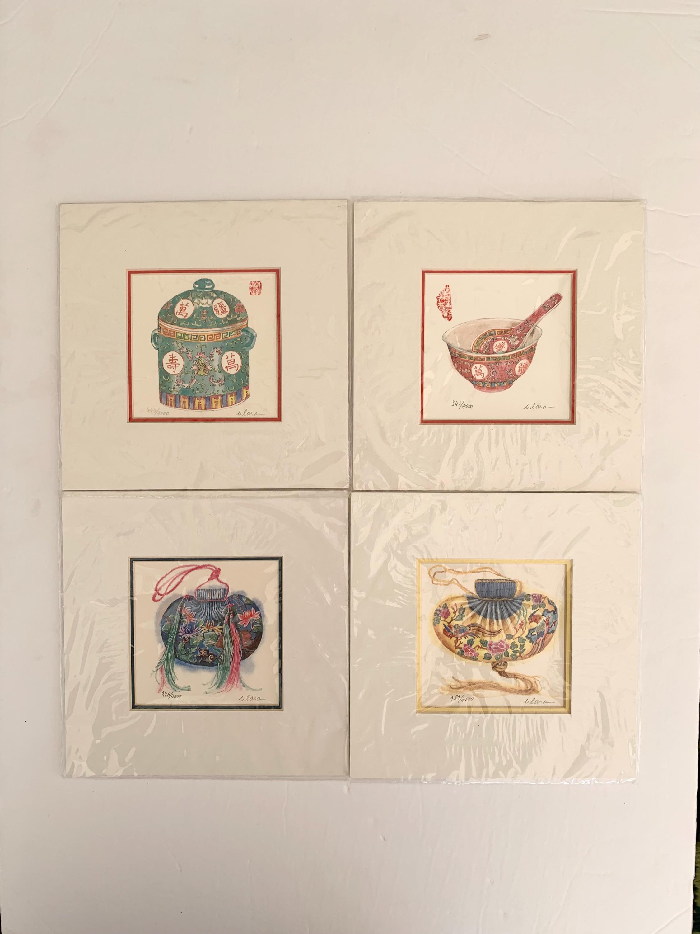 Four Clara Hung Mei Yee Art Prints - Artist Signed and Numbered